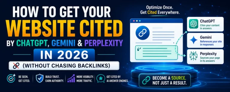Website Cited by ChatGPT, Gemini & Perplexity in 2026